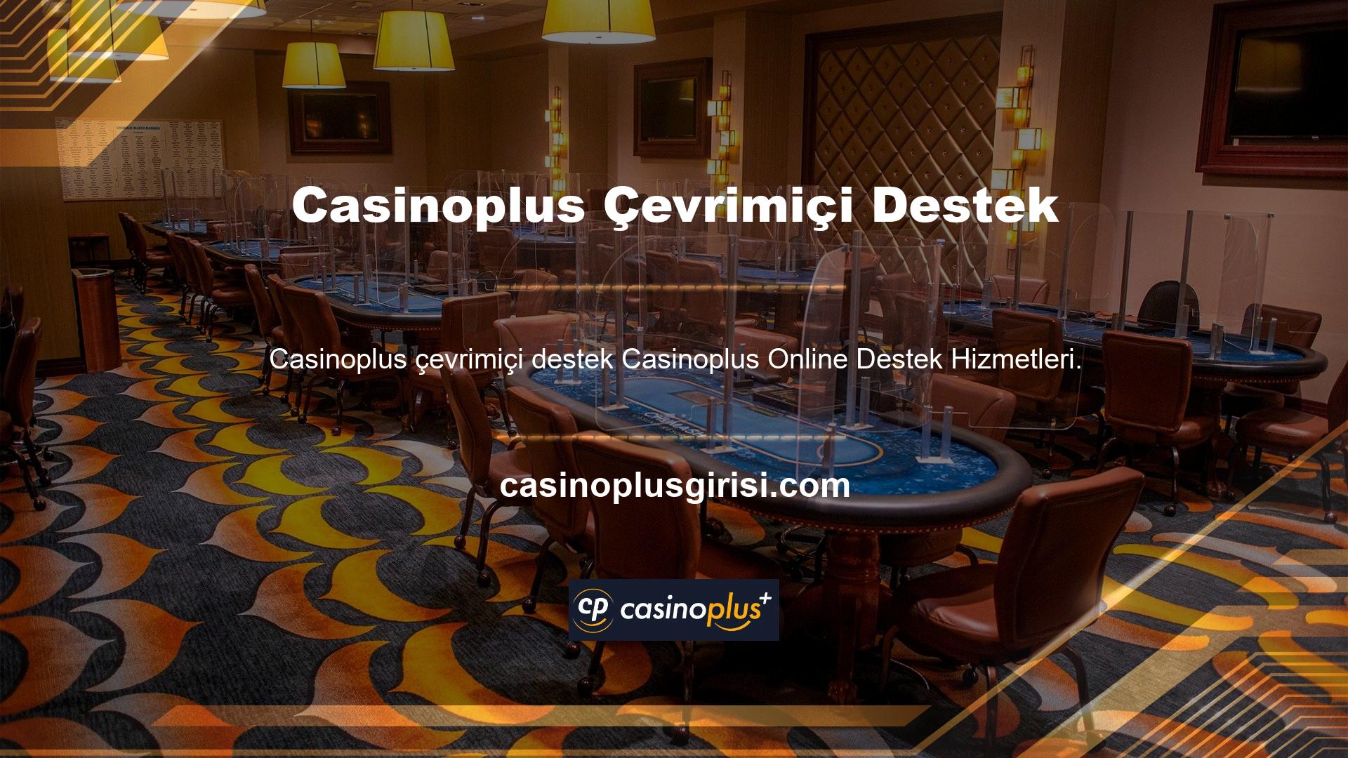 Casinoplus Bahis Sitesi Destek Hattı Sitede kullanılan tüm hizmetleri destekler