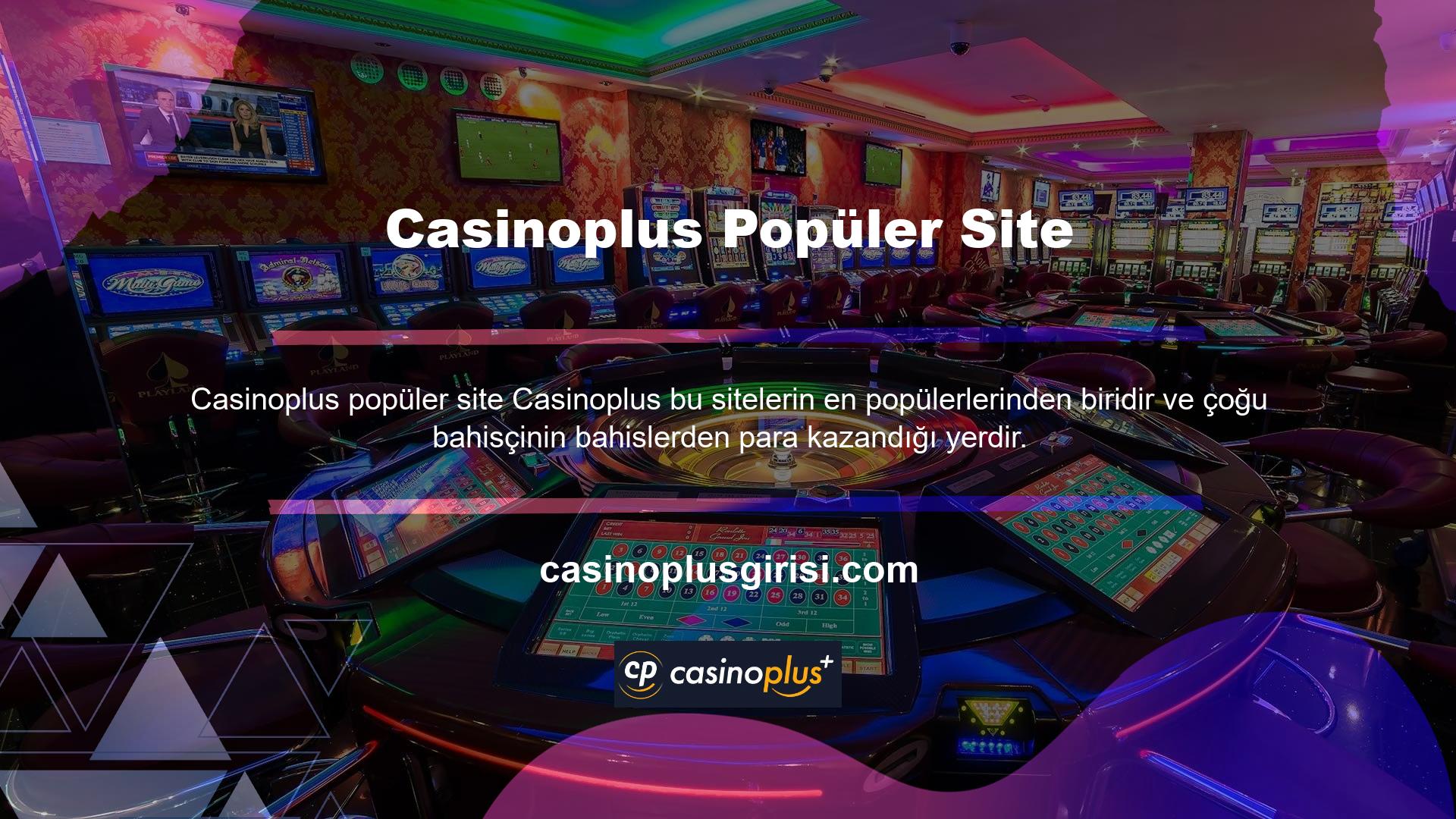 Casinoplus mobil seçeneği de popüler olmasına rağmen, site yüksek talep görmektedir çünkü müşterilerine mobil bir ortamda oyun oynama fırsatı sunan sitelerden biridir